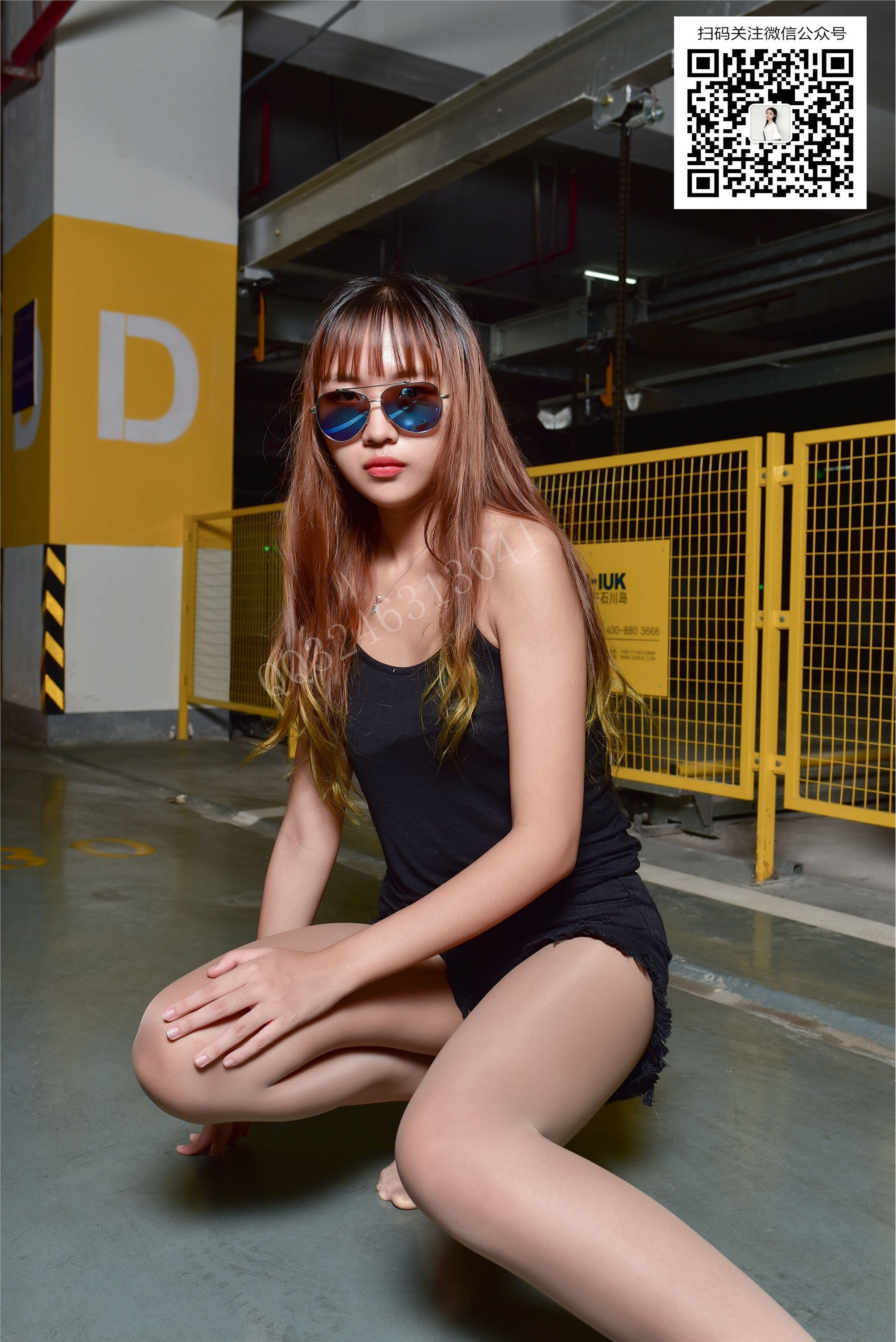 大生模拍 No.080 小蕊 地下车库美丝